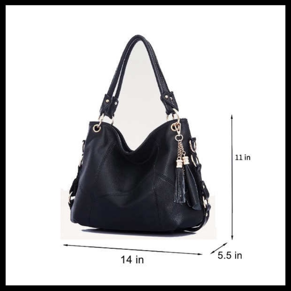 NEW ELVA Hobo Shoulder Bag - Picture 7 of 8